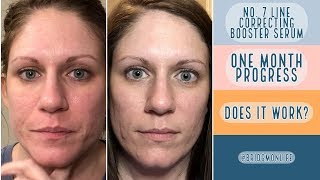 No 7 Line Correcting Booster Serum 1 Month Progress [upl. by Baldridge]