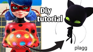 how to make plagg  catnoar kwami diy tutorial  diy tutorial  miraculous ladybug kwami making [upl. by Berard816]