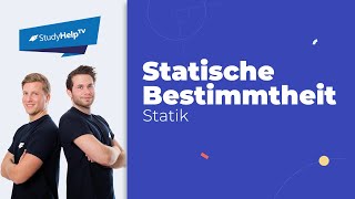 Statische Bestimmtheit eines mehrteiligen Systems 2 Technische Mechanik StudyHelp [upl. by Getter]