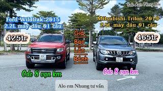 🔥🔥🔥Wildtrak 22L máy dầu 2015❌Mitsubishi Triton 25L máy dầu 2019🔥🔥🔥0367632931 Ms Nhung🍀 [upl. by Lussi]