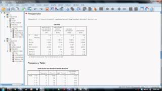 Frequencies Analysis in SPSS [upl. by Ahsined]