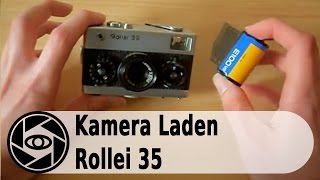 Rollei 35 Analog Kamera Laden und Entladen Tutorial [upl. by Mit]