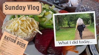 What I ate and did today Sunday vlog relaxing day wellbeing weightloss walking mentalheath [upl. by Svetlana]