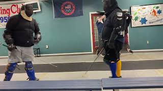 Longsword sparring atbuckshistoricallongsword9412 [upl. by Orit]