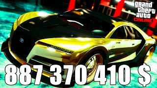 900 000 000   ACHETER TOUT GTA 5 AVEC UN COMPTE VIDE plus de 8000 € [upl. by Lossa]