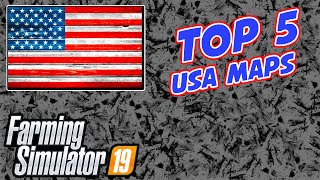 Top 5 US Maps For Console  Farming Simulator 19 [upl. by Rondon]