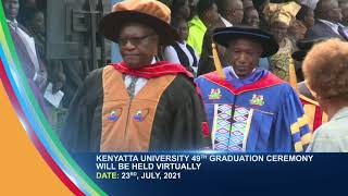 KENYATTA UNIVERSITY 49TH GRADUATION CEREMONY 2021 [upl. by Zacks404]