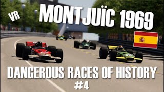 SPANISH STREETS  Montjuic 1969  Dangerous Races of History 4  Assetto Corsa Gameplay [upl. by Keen]