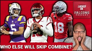 How will top 2024 NFL Draft prospects skipping the Combine impact Atlanta Falcons draft board [upl. by Merilee951]