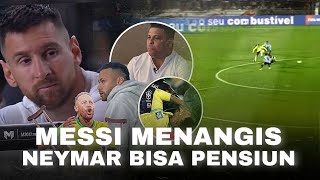 Ucapan R9 Benar Neymar PENSIUN Dini Messi Kuatkan Neymar  Kronologi Cedera Terburuk Neymar Jr [upl. by Bitthia226]