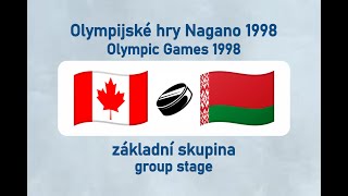 OH Nagano 1998 lední hokej CANBLS základní skupina [upl. by Peder]