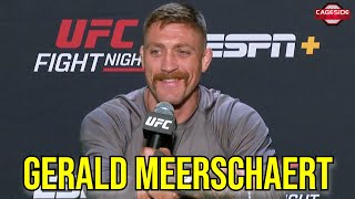 Gerald Meerschaert Not Taking Shahbazyan Lightly Alibi For Allen  UFC Vegas 96 [upl. by Pirnot360]