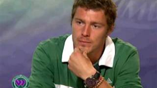 Marat Safins interview after beating Novak Djokovic [upl. by Diaz320]