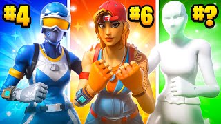 Les 25 SKINS Les PLUS TRYHARD sur Fortnite en 2024 [upl. by Reprah707]