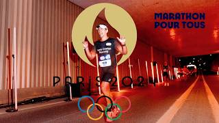 MARATHON POUR TOUS ✦ JEUX OLYMPIQUES 2024 ✦ PARIS JO 2024 ✦Explo INSIDE ✦ 4K [upl. by Hanselka]