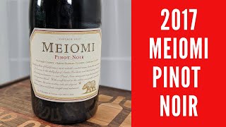 2017 Meiomi Pinot Noir Wine Review [upl. by Nalod540]