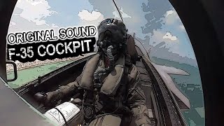 Exclusive F35 Cockpit Camera  GoPro F35 Lightening II  Cockpit View [upl. by Neirda]