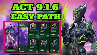 Mcoc Act 916 easy Path Completion [upl. by Ellerihs]