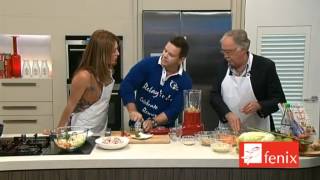 Fenixs Gary Mehigan cooking Vietnamese Chicken Coleslaw at Channel 10 Breakfast show [upl. by Tingley]