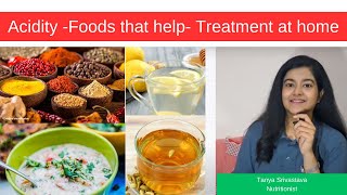 Acidity Treatment at Home  Foods for Acidity [upl. by Yasmin887]