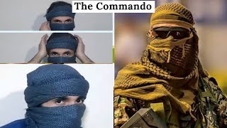 How To Wrap Commando Style  Military Shemagh tactical desert scarf  Shemagh season [upl. by Ainar]