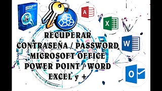 Recuperar Contraseña Password de Word Power Point Excel Microsoft Office [upl. by Nirik]