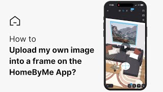 How to Import my own image on the homebyme mobile app   HomeByMe Support [upl. by Trotta205]