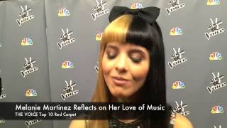 THE VOICE Top 10 Interview Melanie Martinez [upl. by Nada45]