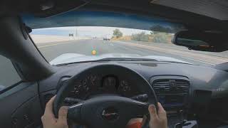 HeadsCam C6 Z06 Point of View Highway Pull  POV  BTR Stage 3 Cam  ARH Headers  Corsa Extremes [upl. by Win398]