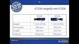 BluePoint 38quot Mini luchtratel met impact mechanisme AT238A [upl. by Quinlan]