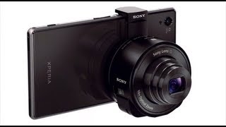 NEW from IFA 2013 Cybershot QX10 QX100 Lensstyle Cameras for smartphone photographers [upl. by Halimaj]