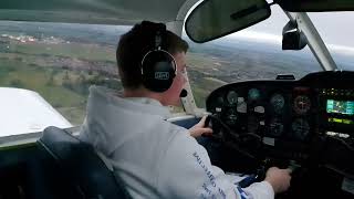 UK PPL🇬🇧 16 Year Old Student Solo Circuit Consolidation at Cranfield Airport EGTC [upl. by Narret970]