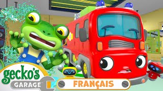 Le camion de pompiers｜Le Garage de Gecko｜Camions pour enfants [upl. by Gnoh346]