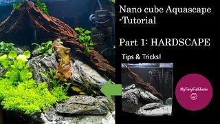 Dennerle Nano Cube 30L Aquascape for Beginners PART 1 Hardscaping [upl. by Mohamed449]