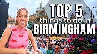 Top 5 Things to do in Birmingham  UK Travel Guide 🤗 [upl. by Aihsemaj]