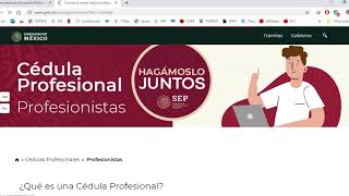 Tutorial para obtener la cédula profesional en México [upl. by Coward735]