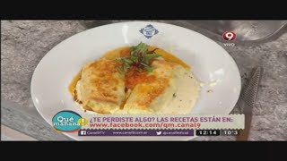 CANELONES DE ESPINACA Y QUESO  FACIL Y DELICIOSO [upl. by Auqenwahs]