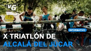 X edición del Triatlón Villa Alcalá del Júcar una cita única en el calendario [upl. by Duval386]