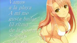 Nightcore Vamos a la playa 【Lyrics 】 [upl. by Harden446]