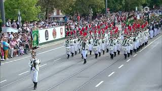 Spielmannszug Radeberg beim Trachten und Schützenzug des Münchner Oktoberfest 2023 [upl. by Sukramaj146]