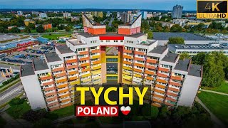 Tychy 🇵🇱 z lotu ptaka Zobacz Górny Śląsk z zupełnie nowej perspektywy [upl. by Ahsikel583]