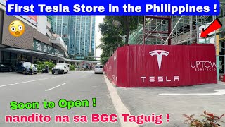 First Tesla Store in the Philippines  Nandito na sa BGC TAGUIG  Soon to Open [upl. by Zasuwa]