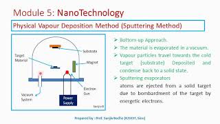 Physical Vapour Deposition Method Resistive method and Sputtering method [upl. by Tresa976]