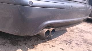 525D e39 BMW straight pipe  sport exhaust SOUND CHECK [upl. by Standish]