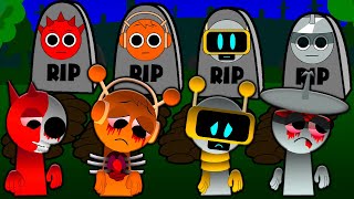 INCREDIBOX SPRUNKI RIP SAD STORY OREN RADDY CLUKR FUN BOT Cartoon Animation [upl. by Skees]