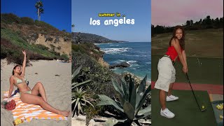 JEOrnal📀 summer in LA 👙🏝️🏌🏻‍♀️ made new friends laguna beach golf silverlake flea [upl. by Akahc376]