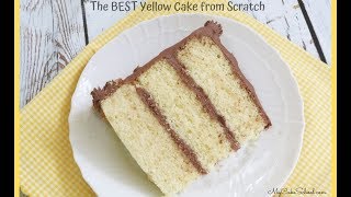 Yellow Cake from Scratch [upl. by Coltin]