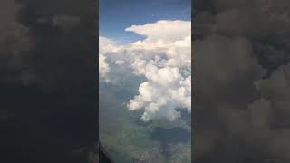 Beautiful cumulonimbus cloud formations from above Croatia [upl. by Livvyy]