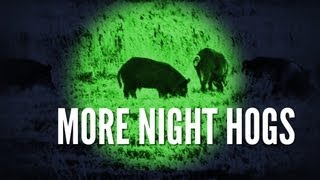 Hog Hunting with Night Vision  Nates Up Late [upl. by Yor]