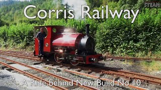 Corris Railway No 10  First Day Ride Behind the New Build Falcon [upl. by Norej]